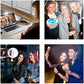 Portable Selfie Ring Clip On for Mobile Phone
