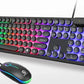 Ninja Dragons Z9i USB Wired Light Up Gaming Keyboard and Mouse Set